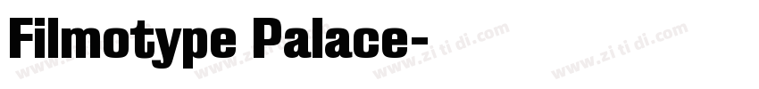 Filmotype Palace字体转换